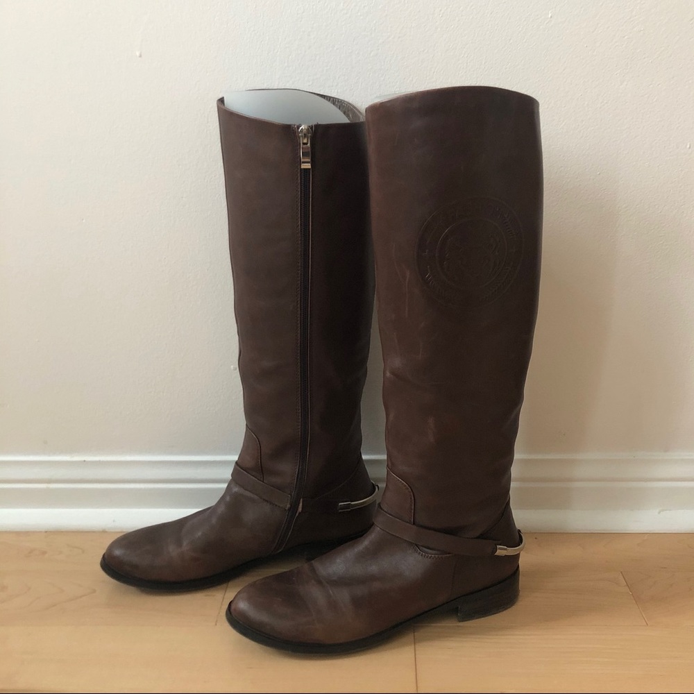 Brown Leather Riding Boots - Picture 5 of 16